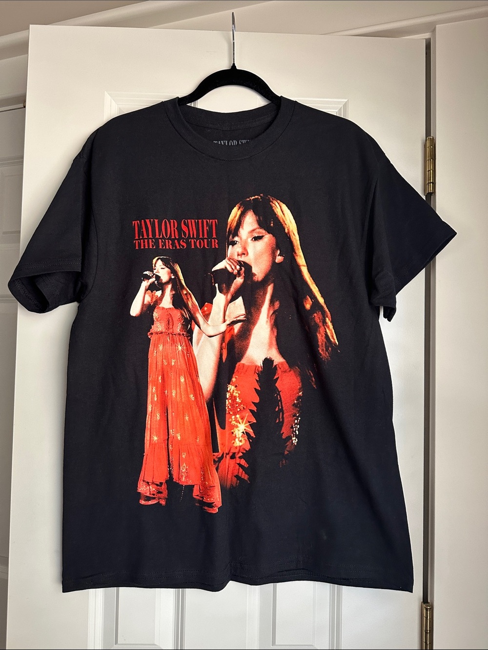 Official Taylor Swift Black Tee with Graphic - The Eras Tour